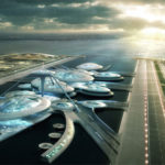 London Britannia Airport futuristic airport