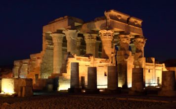 Egipatski arheolozi otkrili sfingu u hramu u Aseanu Temple of Kom Ombo