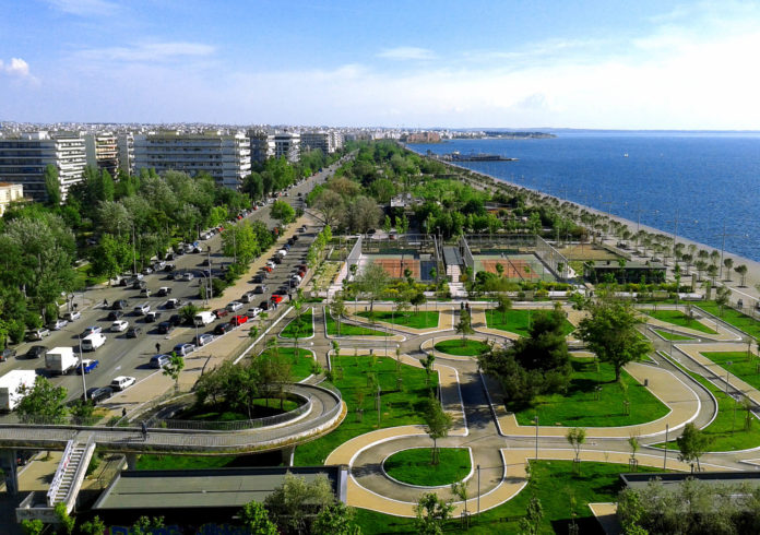 Obala, Thessaloniki, Plaža, Grčka