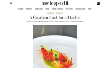 Hrvatska u Velikoj Britaniji pozicionirana kao prestižna gastronomska destinacija financial times, hrvatska, turizam, korcula, gastronomija