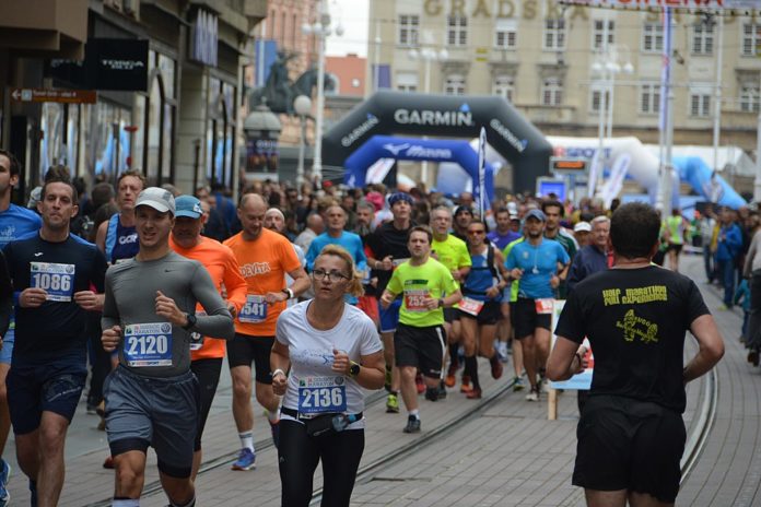 zagrebački maraton, zagreb. trčanje
