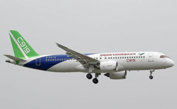 Uspješni probni let prototipa kineskog mlažnjaka C919 zrakoplov, test, Kina