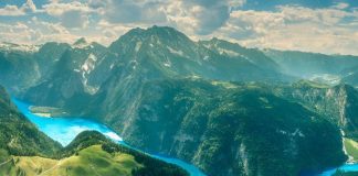 Zaštićeno alpsko područje koje privlači posjetitelje rajskim krajolikom Berchtesgaden, nacionalni park, Njemačka